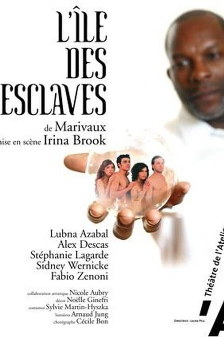 L'île des esclaves poster background