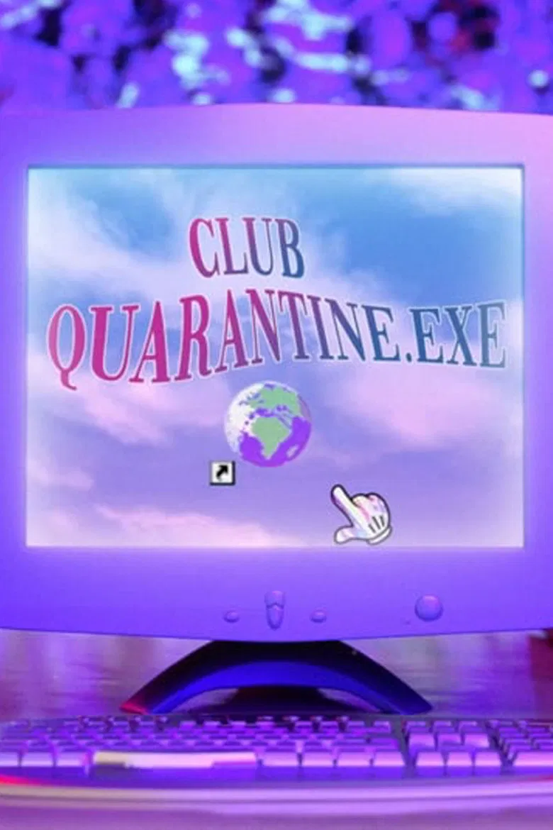 Club Quarantine poster background
