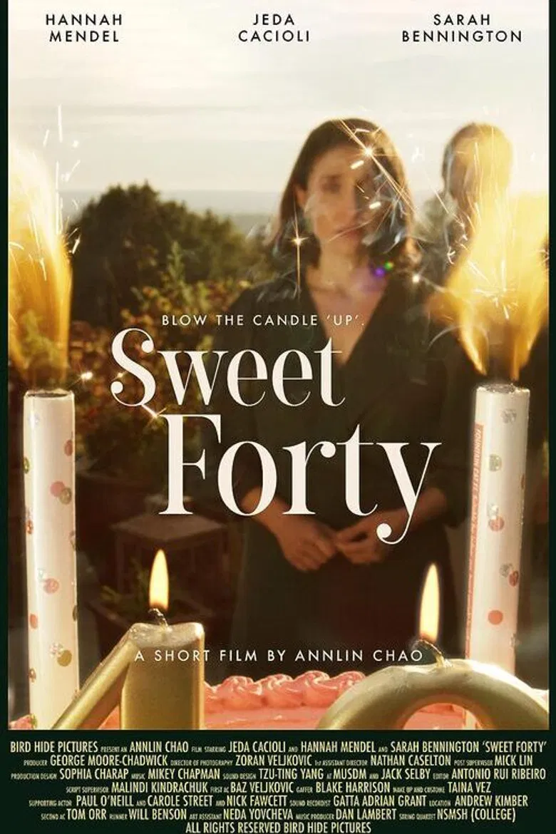 Sweet Forty poster background