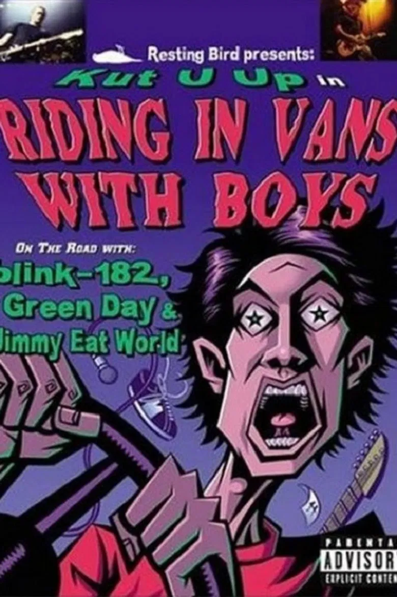 Riding in Vans with Boys poster background