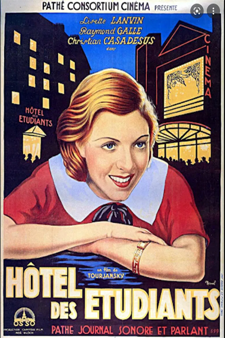 Student’s Hotel poster background