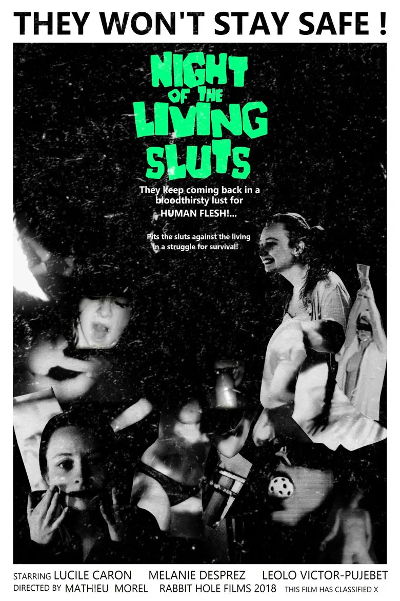 Night of the Living Sluts poster background