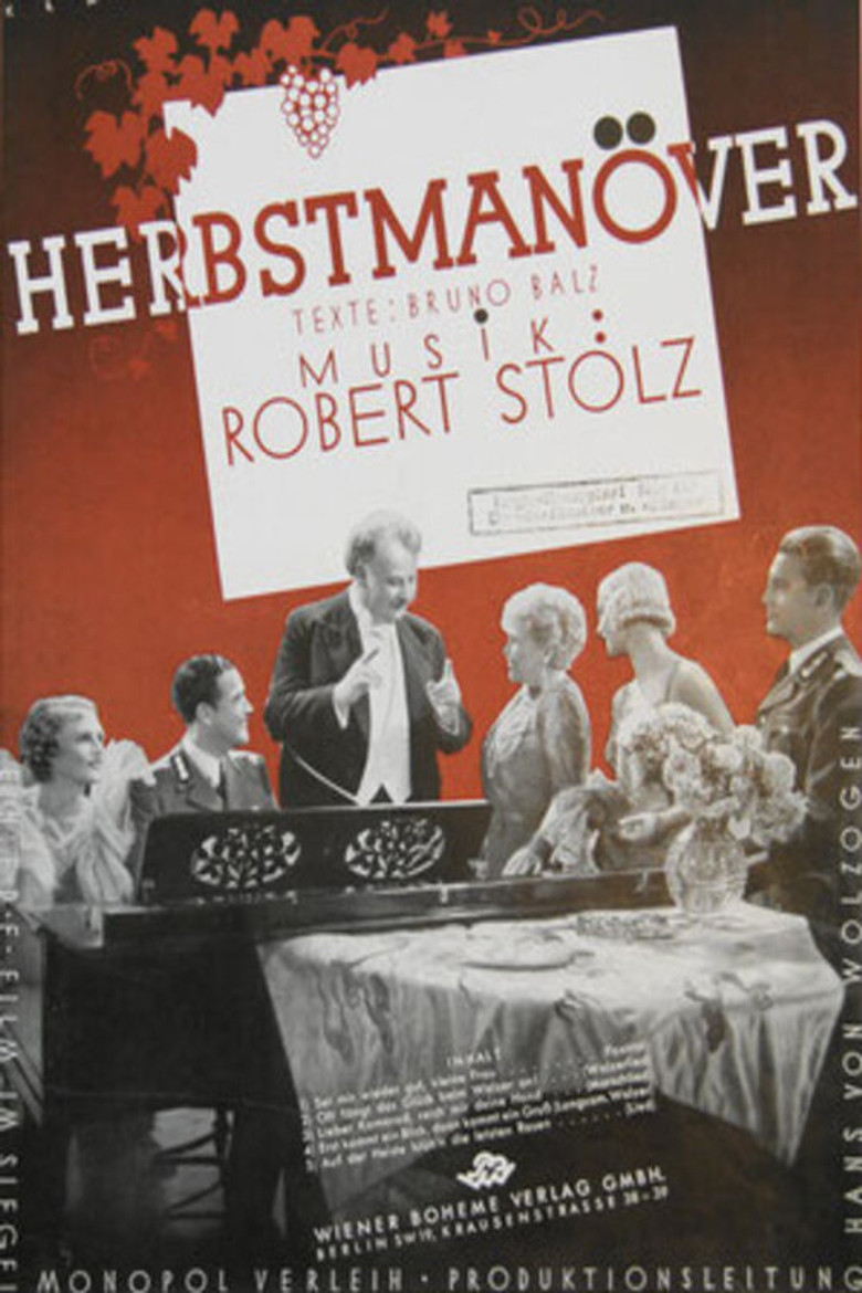 Herbstmanöver poster background