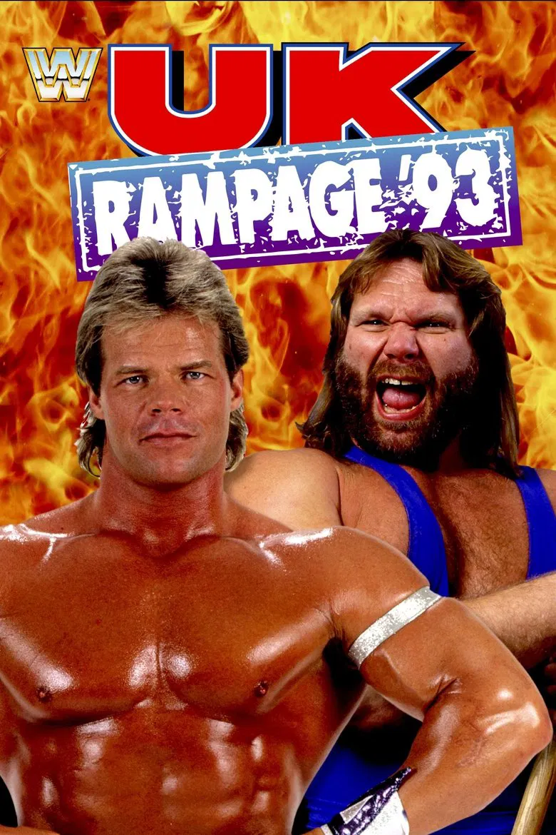 WWE U.K. Rampage 1993 poster background