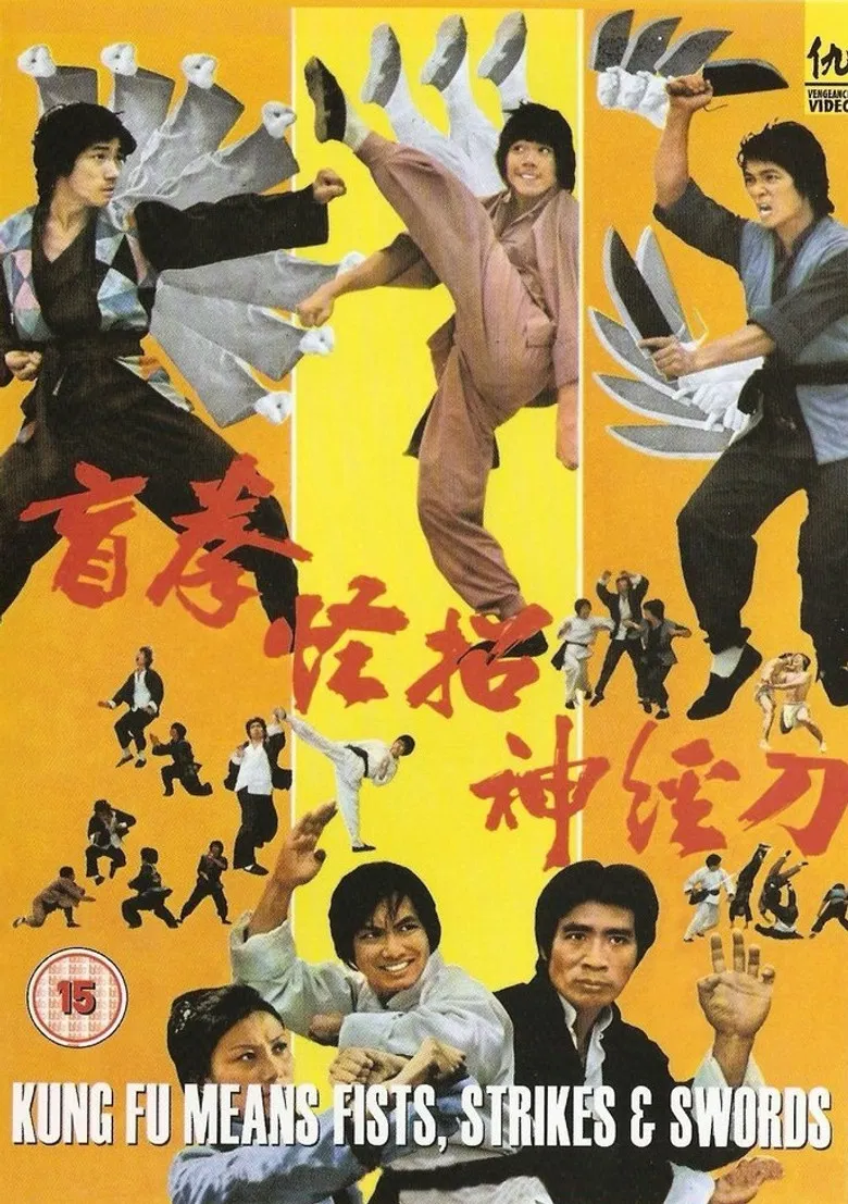 Kung Fu Means Fists, Strikes and Sword poster background