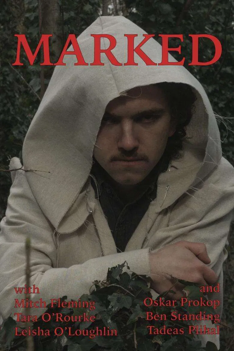 Marked poster background