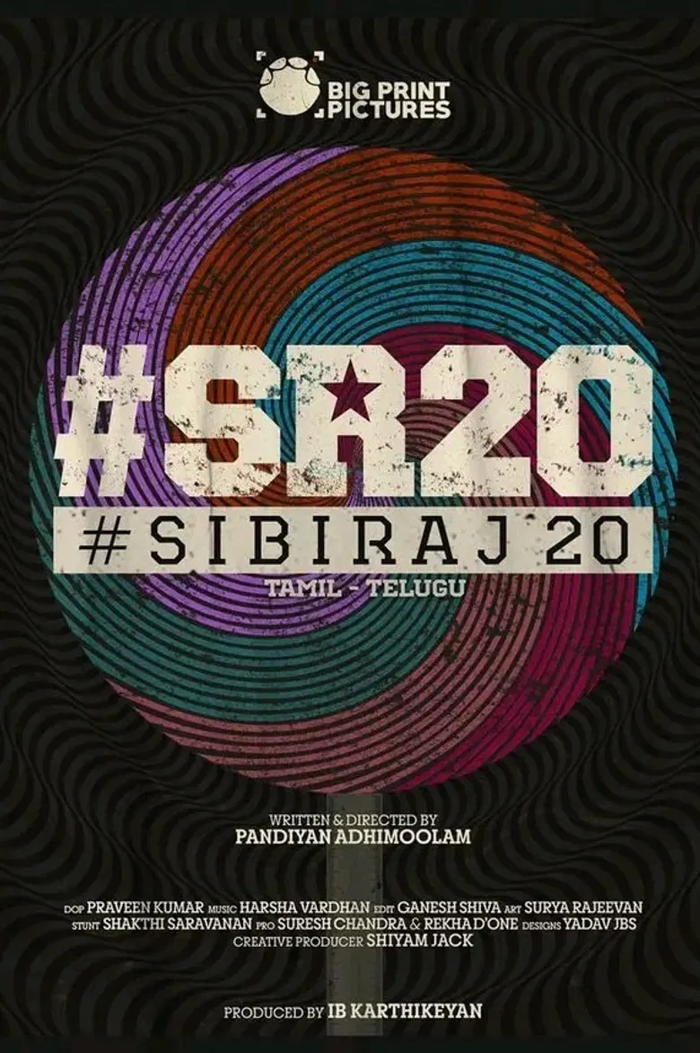 #SibiRaj20 poster background