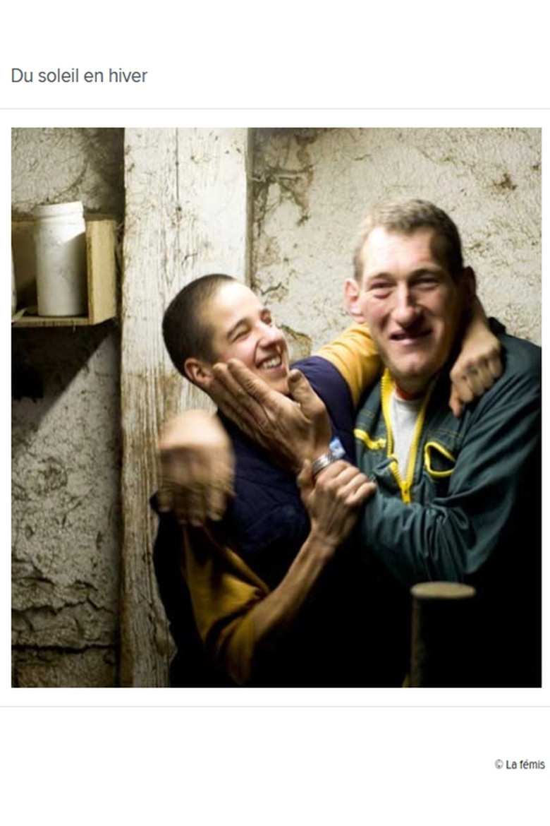 Sun in Winter poster background