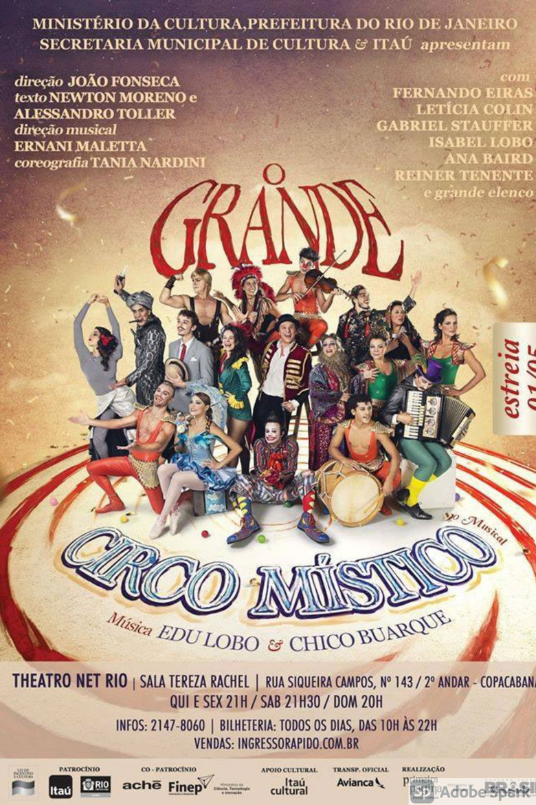 O Grande Circo Místico poster background