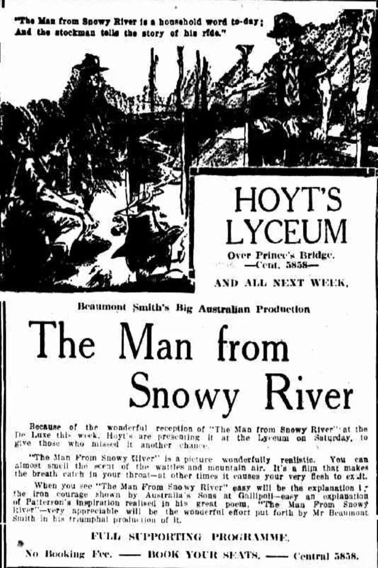 The Man from Snowy River poster background