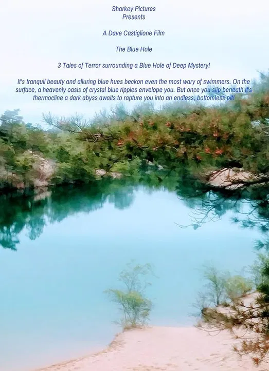 The Blue Hole poster background