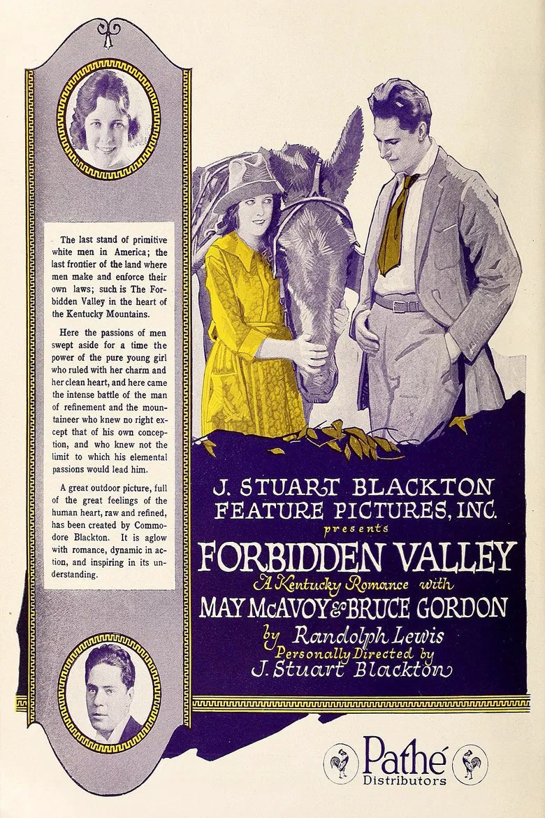 The Forbidden Valley poster background