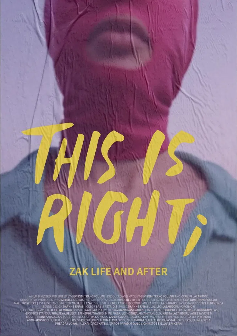 This is Right; Zak Life and After poster background