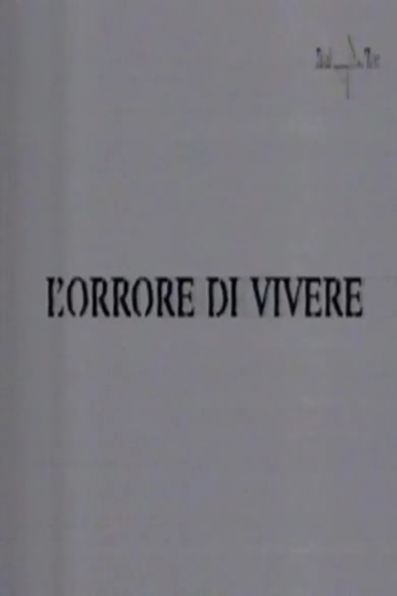 L'orrore di vivere poster background
