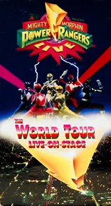 Mighty Morphin Power Rangers Live: The World Tour Live-on-Stage poster background
