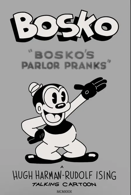 Bosko's Parlor Pranks poster background