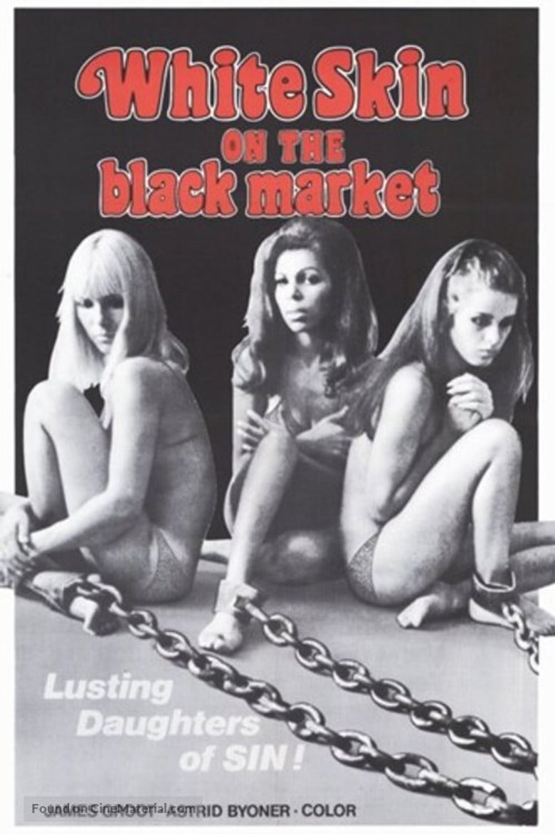 White Skin on the Black Market poster background