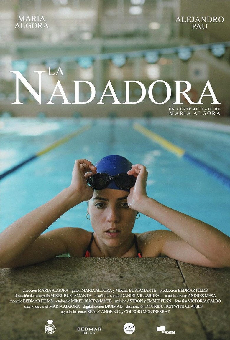 La nadadora poster background