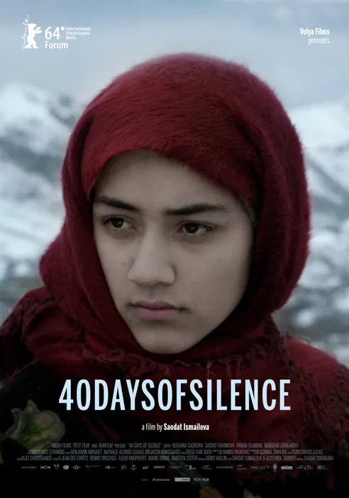 40 Days of Silence poster background