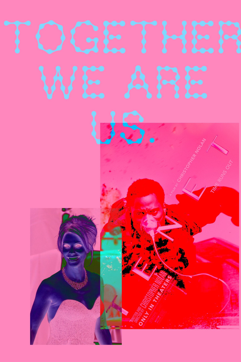 TOGETHER WE ARE US. poster background