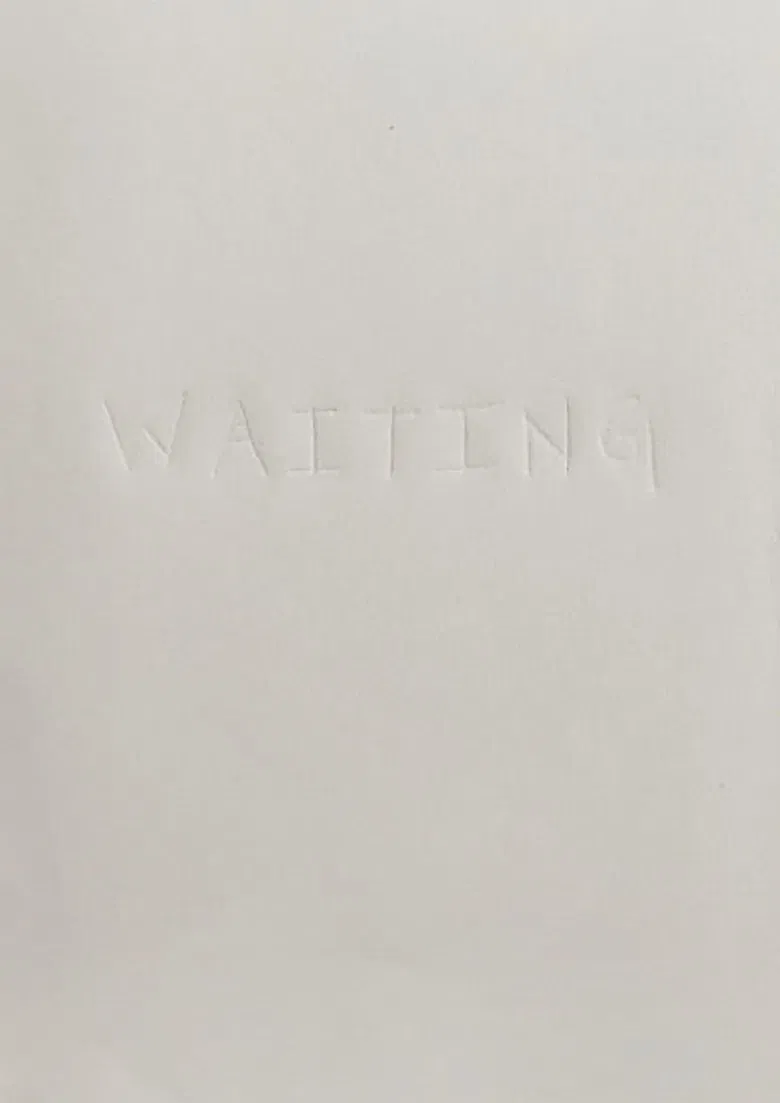 Waiting poster background