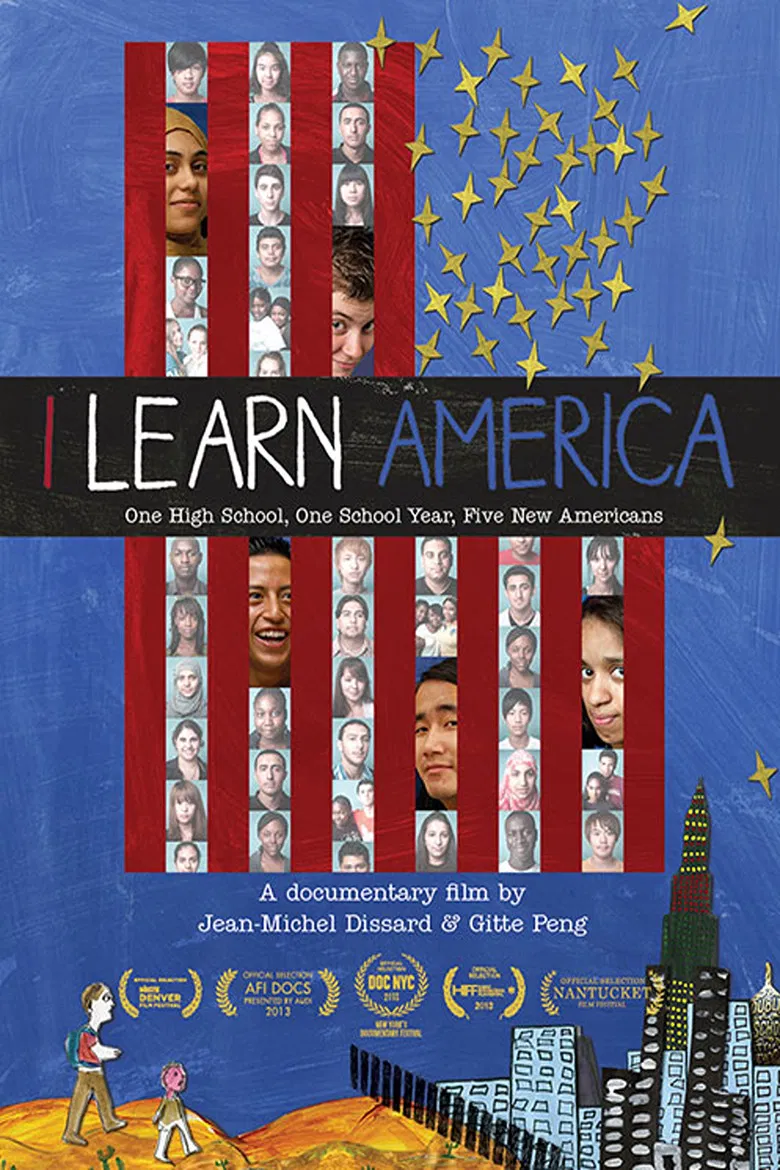I Learn America poster background