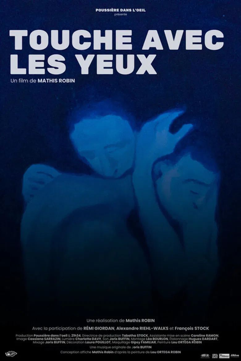 Touche avec les yeux poster background