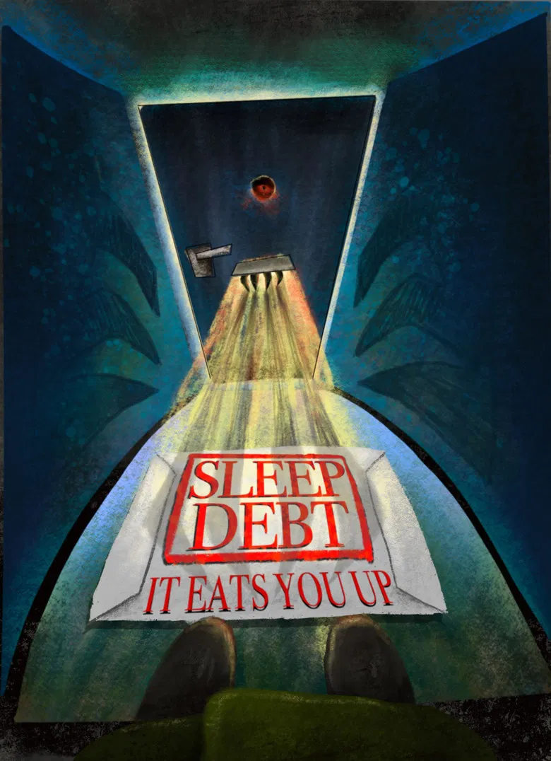 Sleep Debt poster background