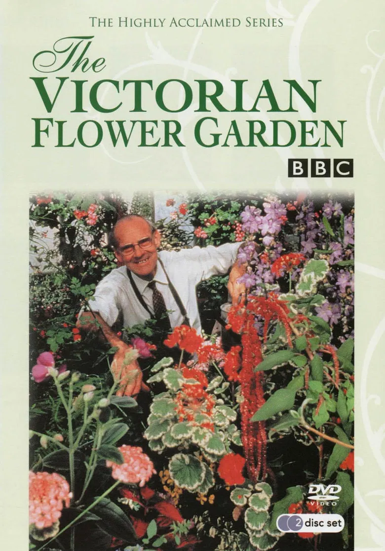 The Victorian Flower Garden poster background