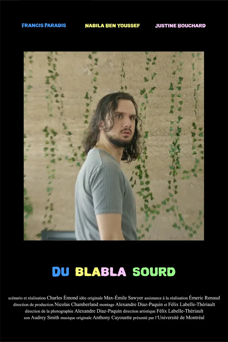 Du blabla sourd poster background