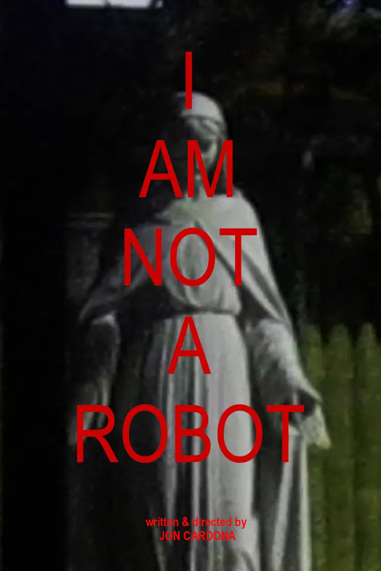 I AM NOT A ROBOT poster background