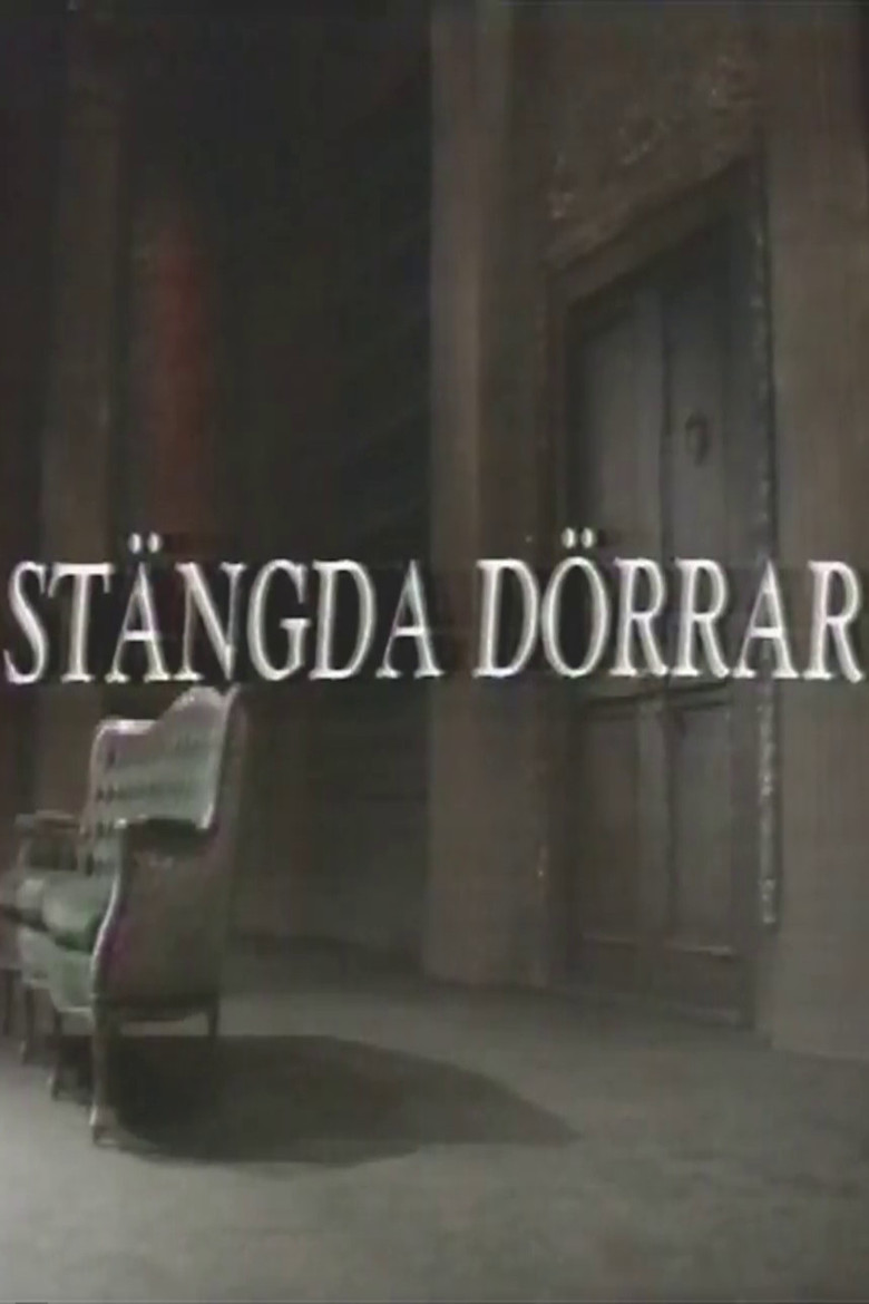 Stängda dörrar poster background
