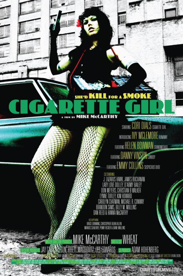Cigarette Girl poster background