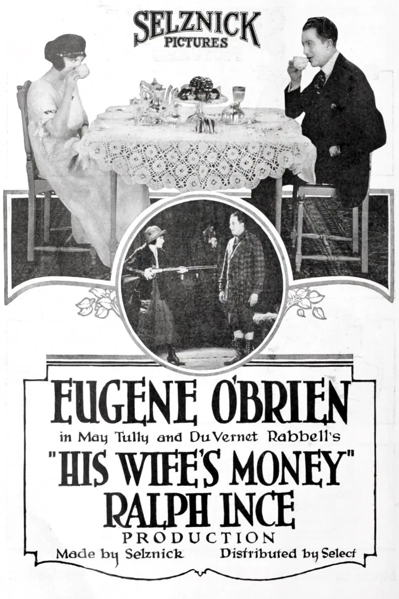 His Wife's Money poster background