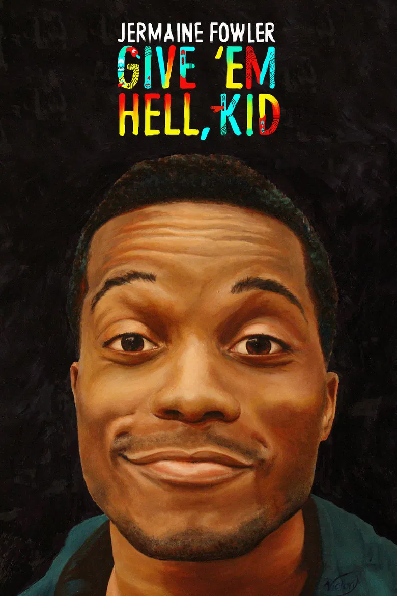 Jermaine Fowler: Give 'Em Hell, Kid poster background