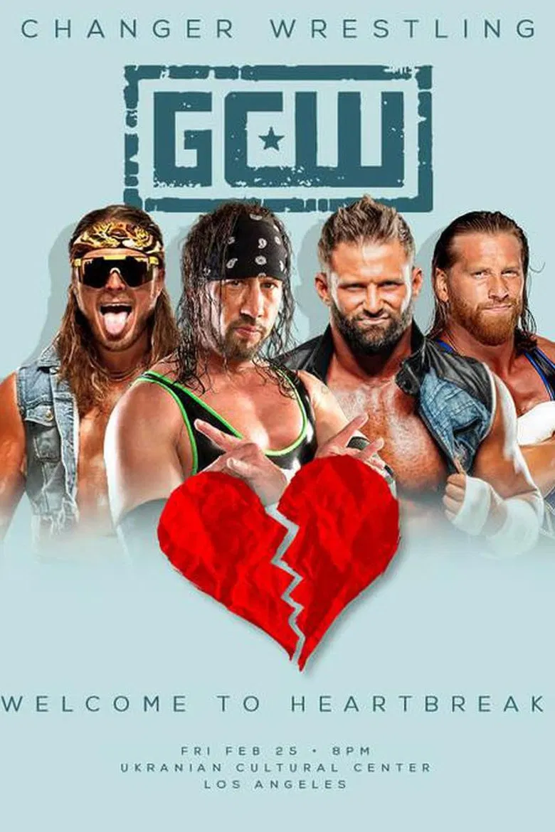 GCW Welcome To Heartbreak poster background