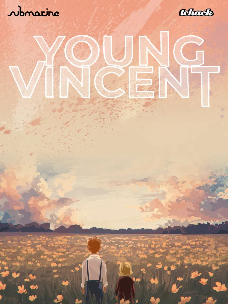 Young Vincent poster background