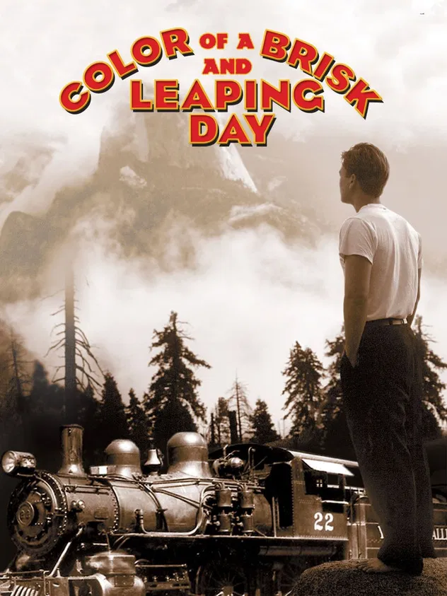 Color of a Brisk and Leaping Day poster background
