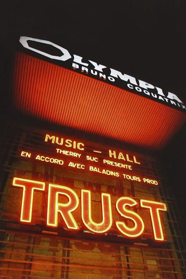 Trust - A L'Olympia poster background