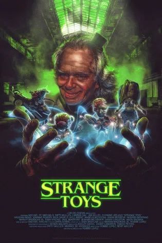 Strange Toys poster background