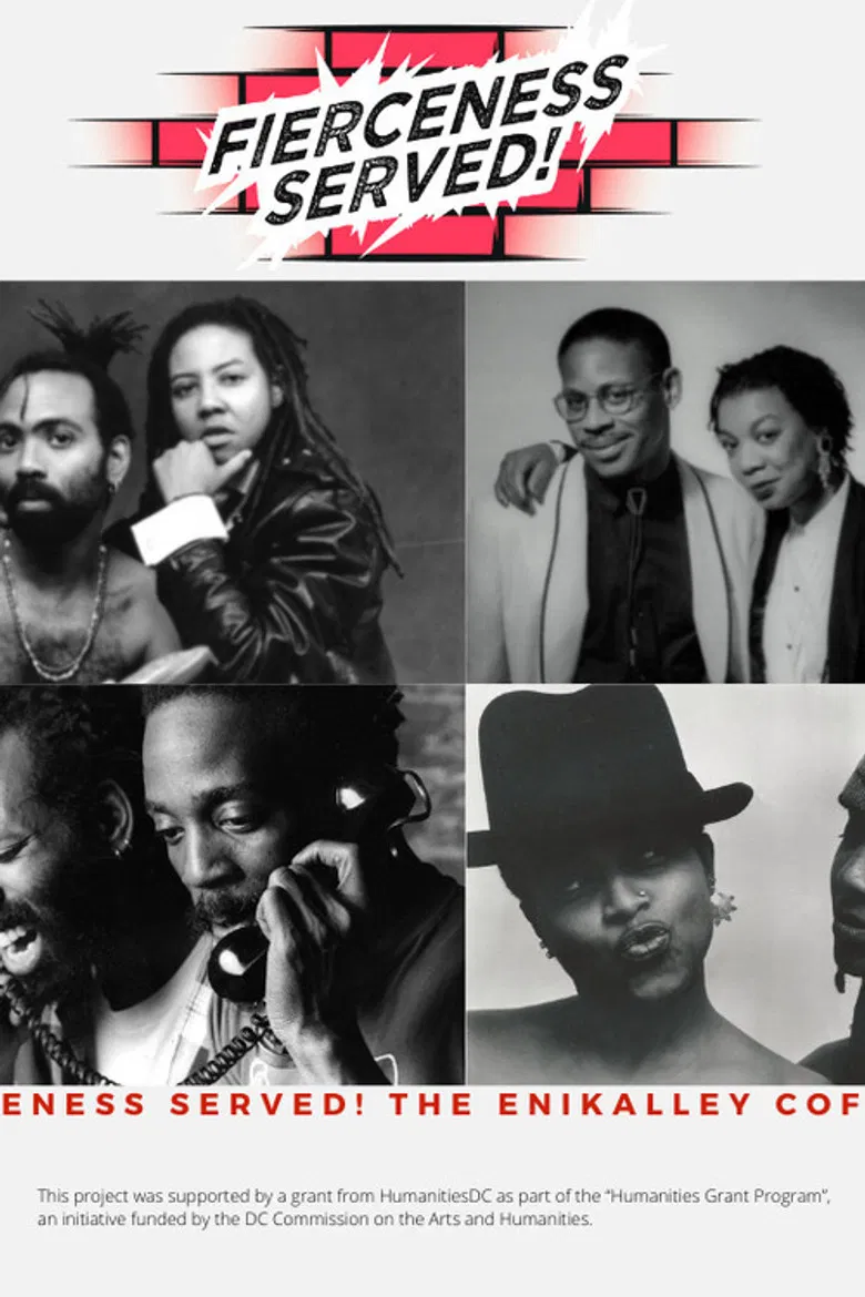 Fierceness Served! The ENIKAlley Coffeehouse poster background