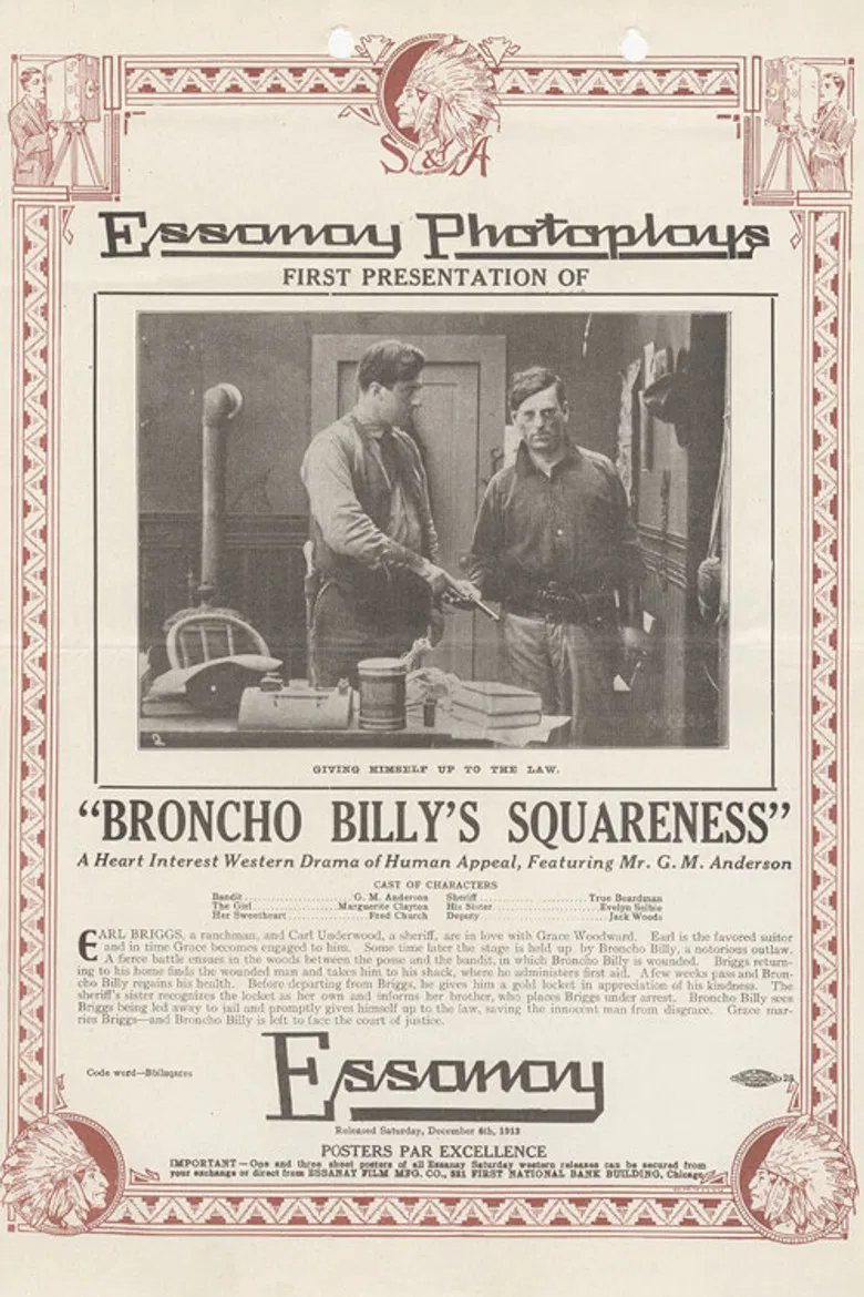 Broncho Billy's Squareness poster background