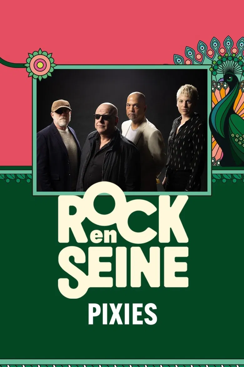 Pixies - Rock en Seine 2024 poster background