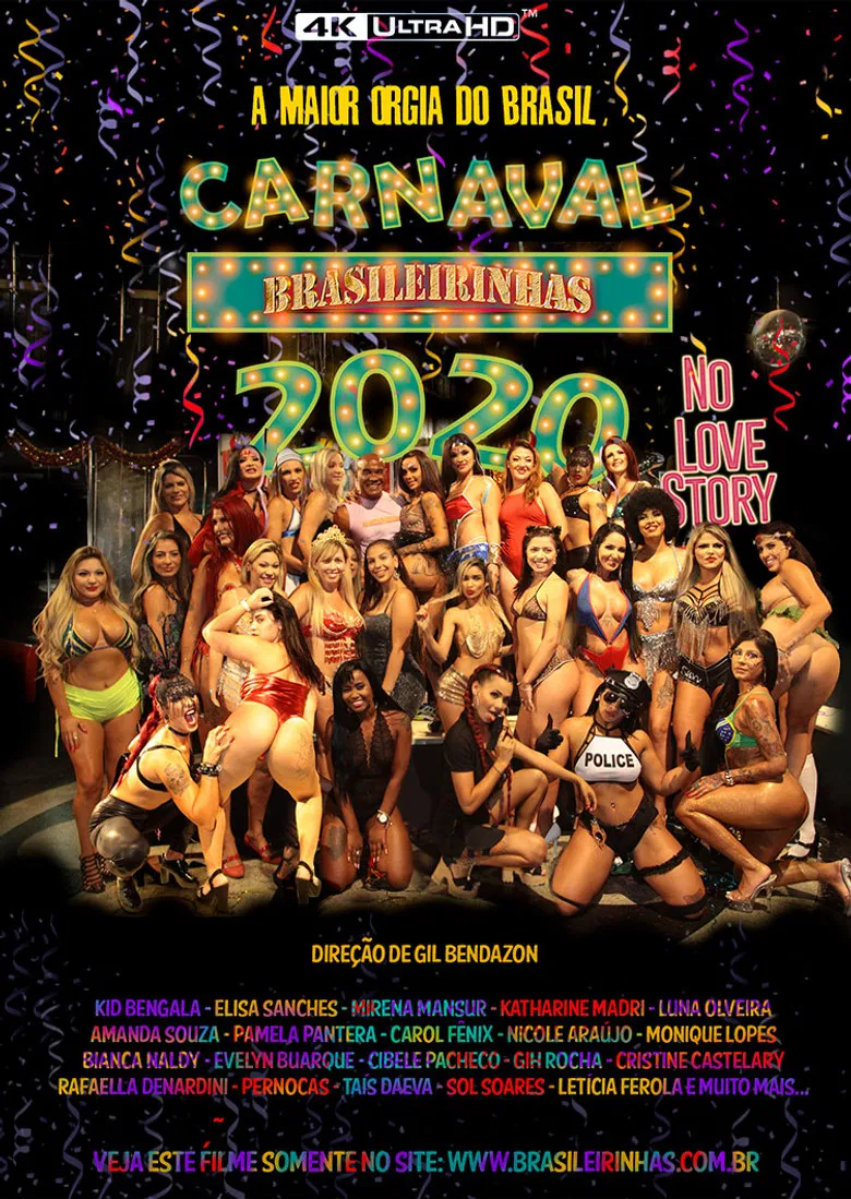 Carnaval Brasileirinhas 2020 poster background