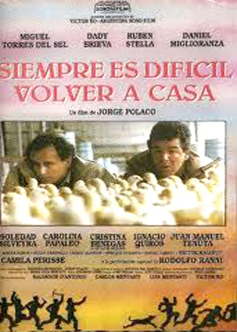Siempre es difícil volver a casa poster background