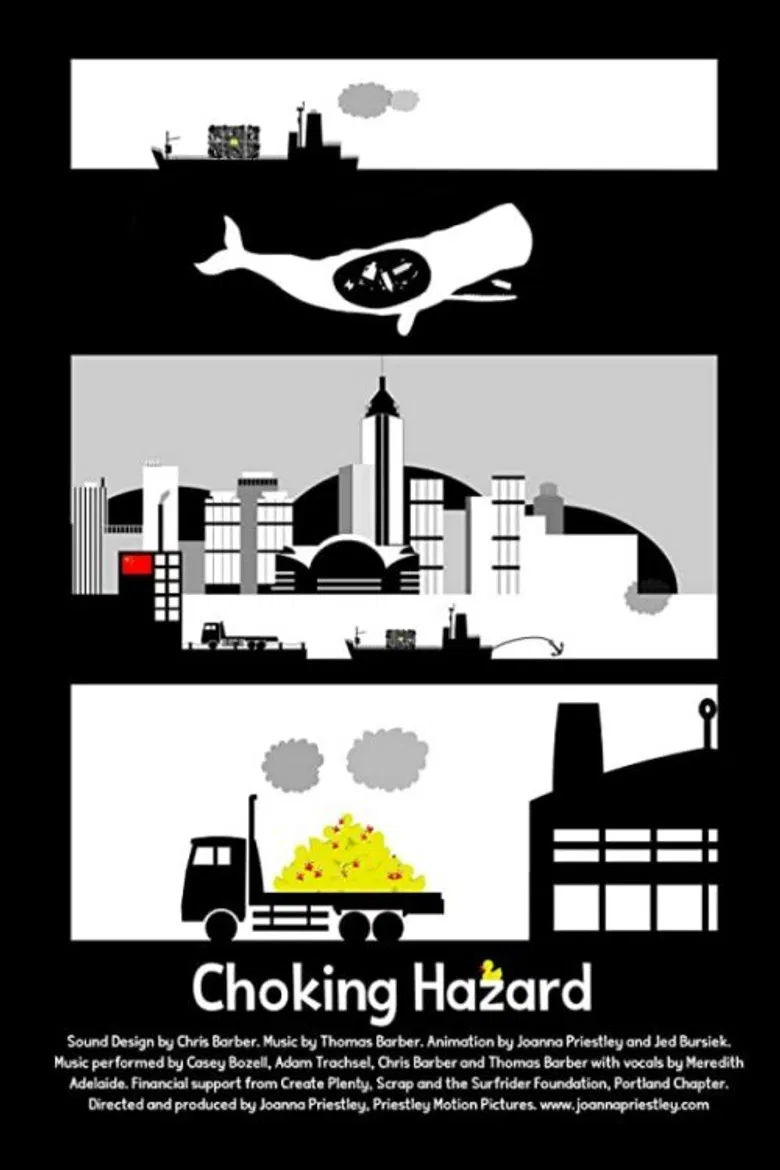 Choking Hazard poster background