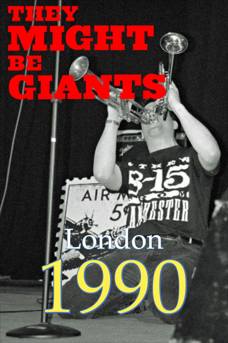 They Might Be Giants: Live in London, 1990 poster background