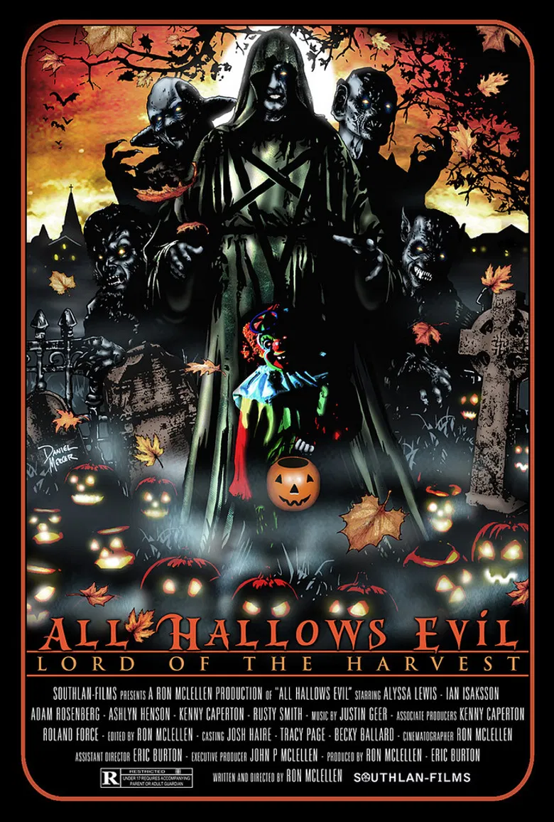 All Hallows Evil: Lord of the Harvest poster background