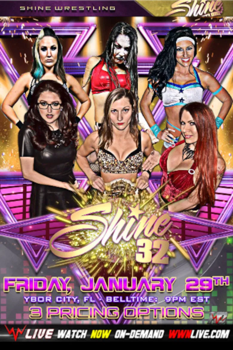 SHINE 32 poster background