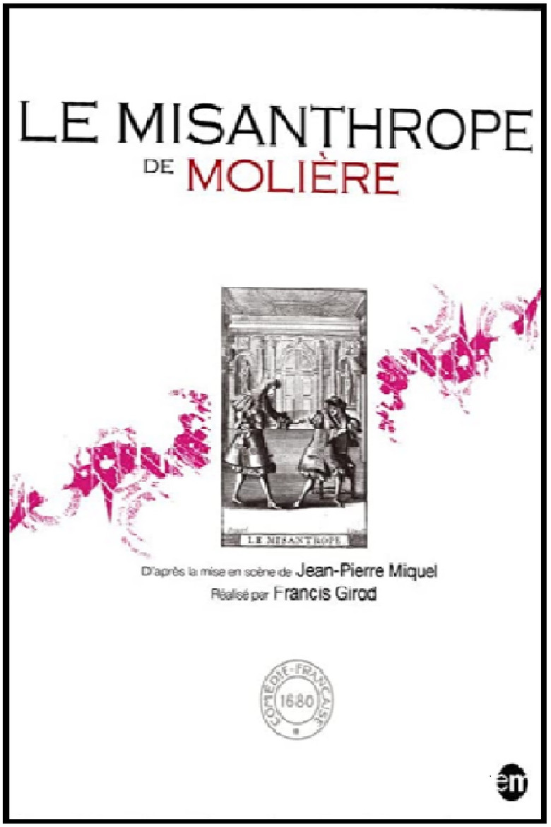 Le misanthrope poster background